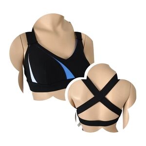 NWT NO KA'OI Black Sports Bra S/M